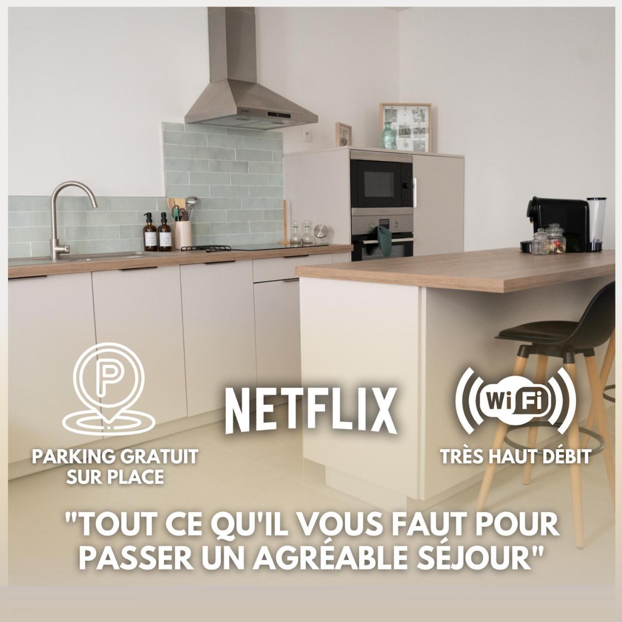 Lou Cabanot - Appartement Lumineux 3 Chambres - Parking Gratuit 베지에 외부 사진